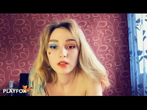 ❤️ د جادو مجازی حقیقت شیشې ماته د هارلي کوین سره جنسیت راکړ ❤️❌  ﹏